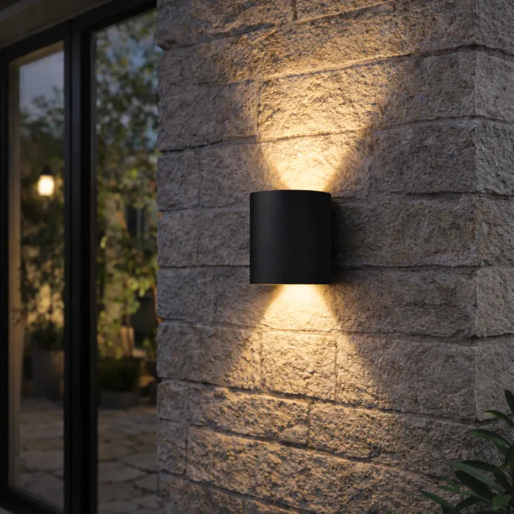 Modern LED Wall Sconce Minimalist Up-Down Glow Indoor Outdoor Fixture