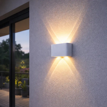 Modern LED Wall Sconce Minimalist Up-Down Glow Indoor Outdoor Fixture