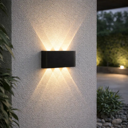 Modern LED Wall Sconce Minimalist Up-Down Glow Indoor Outdoor Fixture