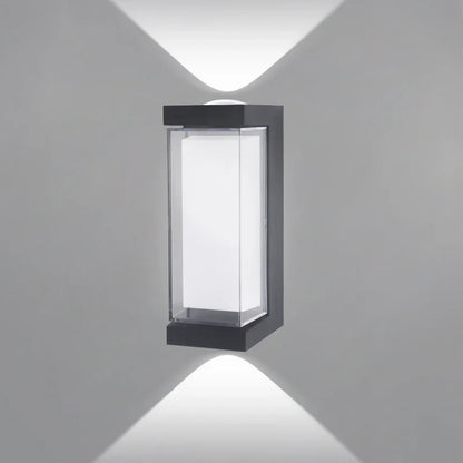 Modern LED Wall Sconce | Waterproof Up & Down Outdoor Light Fixture