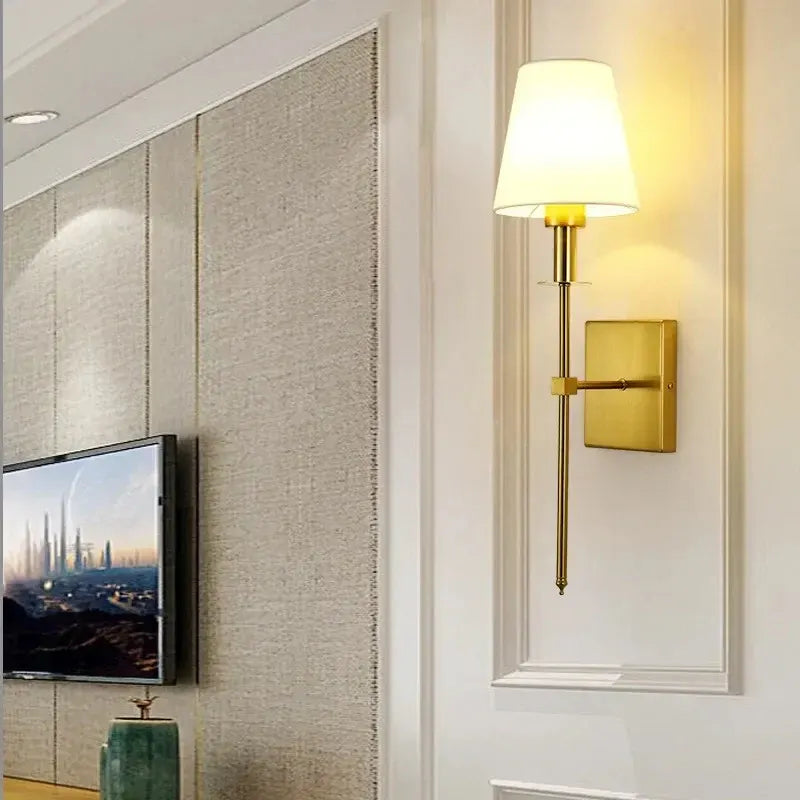Modern LED Wall Sconce with Nordic Design for Bedroom & Living Room Lighting