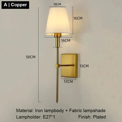 Modern LED Wall Sconce with Nordic Design for Bedroom & Living Room Lighting