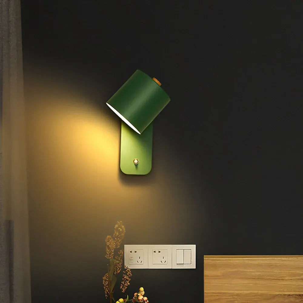 Modern LED Wall Sconce with Switch – Indoor Lighting Fixture