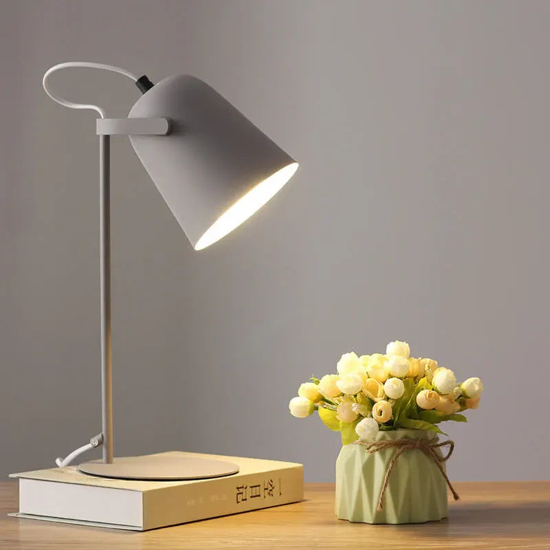 Modern Metal LED Desk Lamp | Minimalist Study & Reading Light