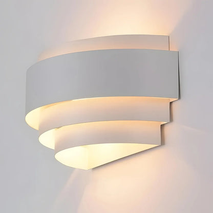 Modern Metal Wall Sconce with Up and Down Lighting Design