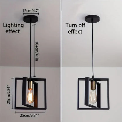 Modern Minimalist Industrial Ceiling Pendant Light Fixture