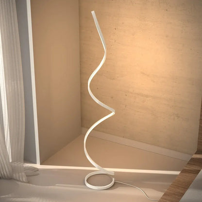 Modern Minimalist LED Floor Lamp with Dimmable Remote Control
