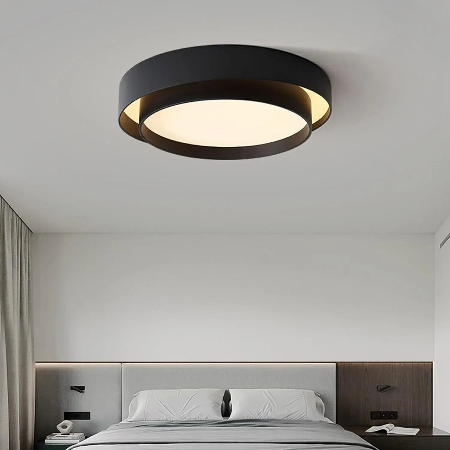 Modern Minimalist Round LED Ceiling Light – Nordic Style Design
