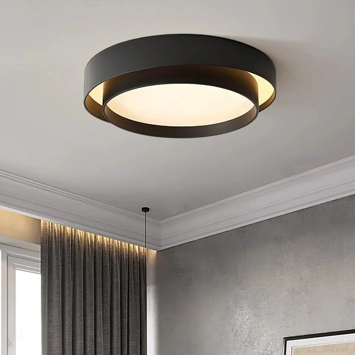 Modern Minimalist Round LED Ceiling Light – Nordic Style Design
