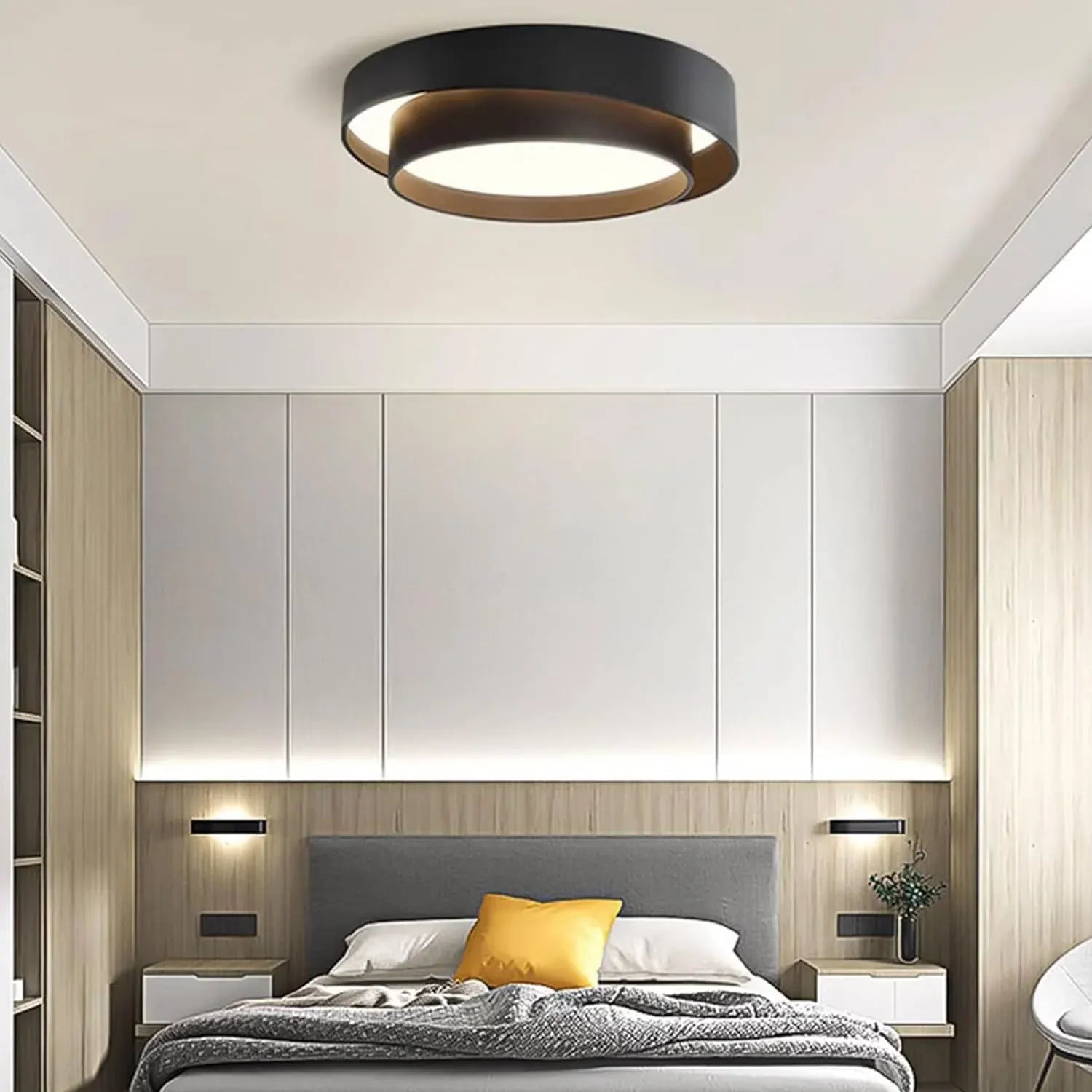 Modern Minimalist Round LED Ceiling Light – Nordic Style Design
