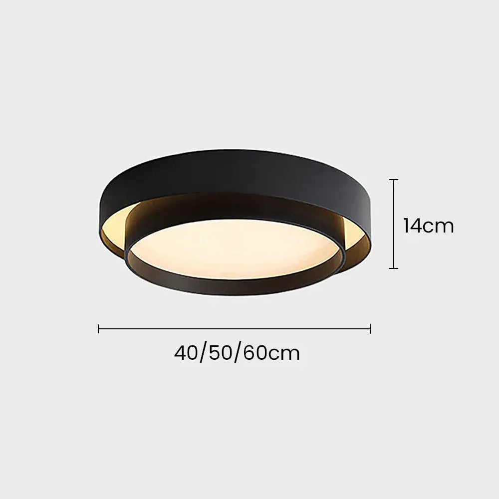 Modern Minimalist Round LED Ceiling Light – Nordic Style Design