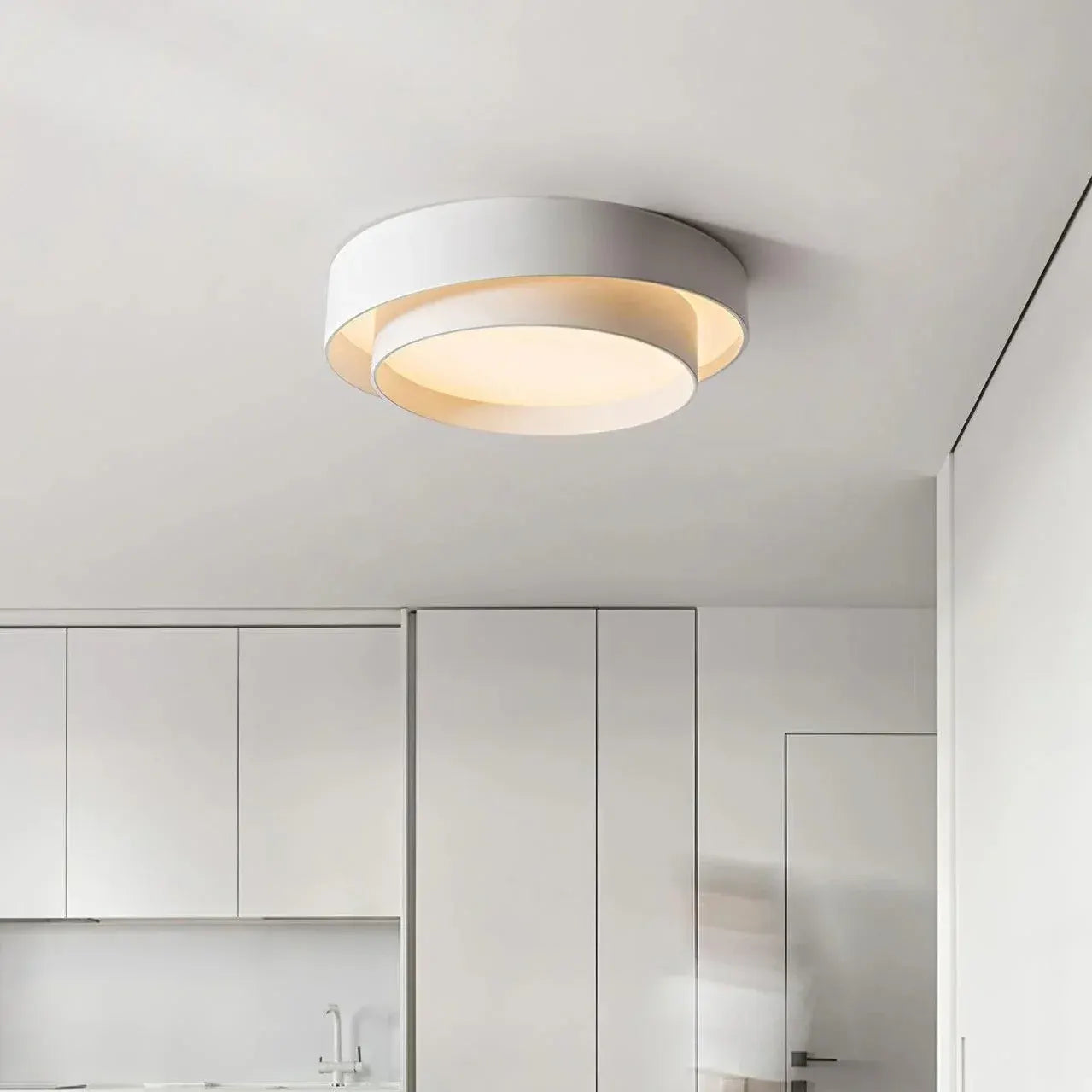 Modern Minimalist Round LED Ceiling Light – Nordic Style Design