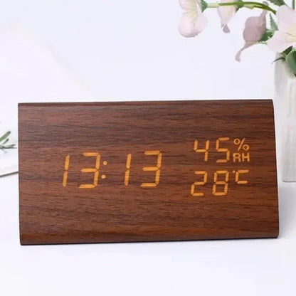 Modern Multi-Function Digital Alarm Clock with Display Screen