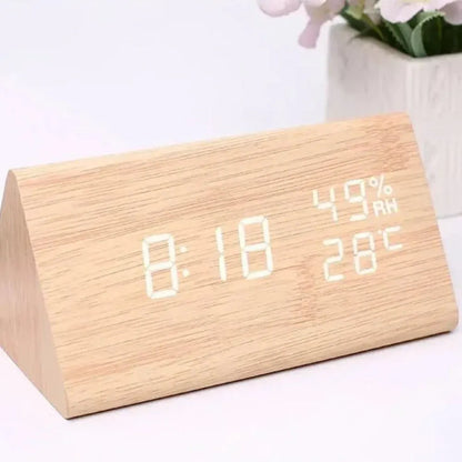 Modern Multi-Function Digital Alarm Clock with Display Screen