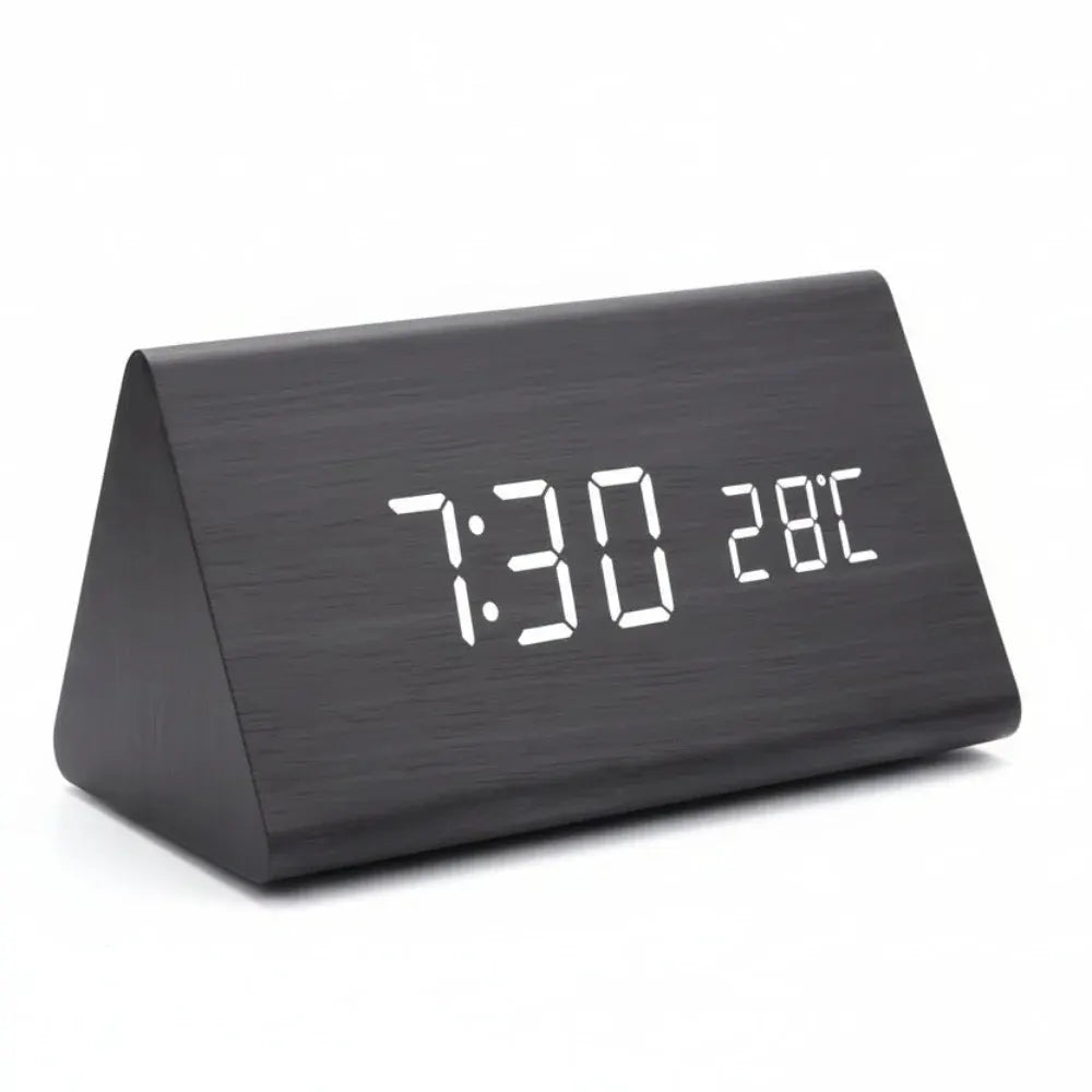 Modern Multi-Function Digital Alarm Clock with Display Screen