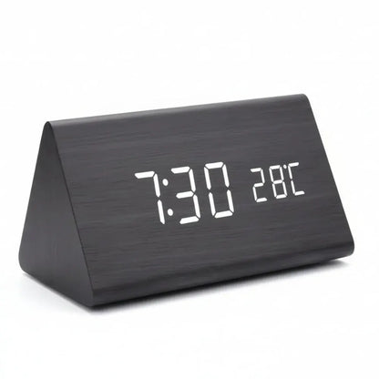 Modern Multi-Function Digital Alarm Clock with Display Screen