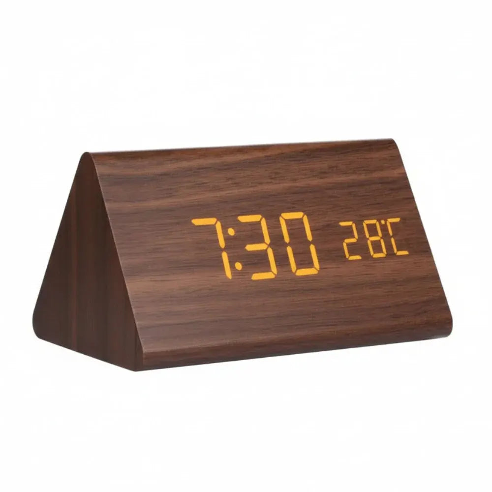 Modern Multi-Function Digital Alarm Clock with Display Screen