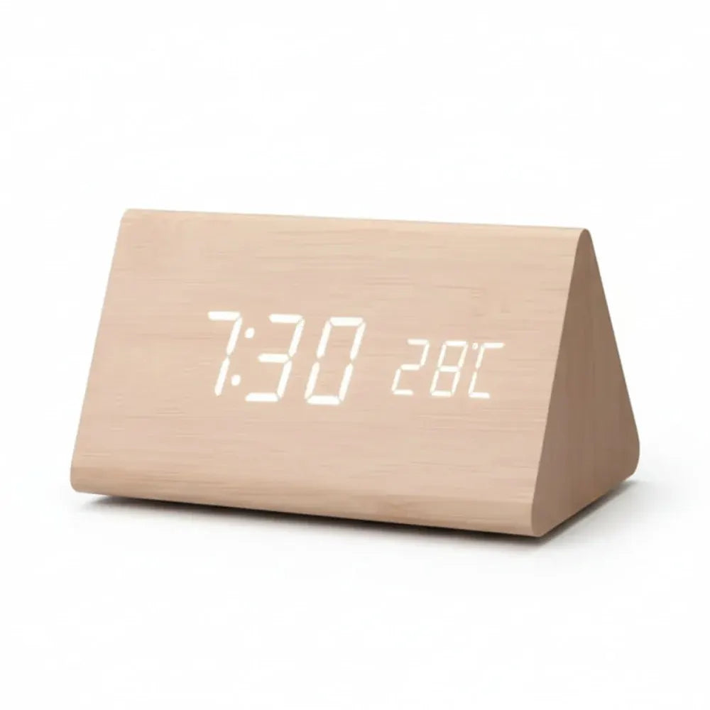 Modern Multi-Function Digital Alarm Clock with Display Screen