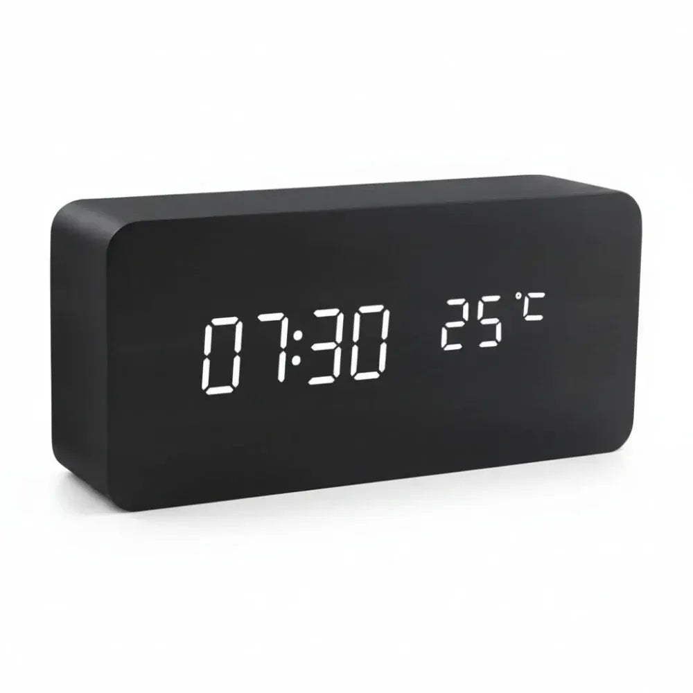 Modern Multi-Function Digital Alarm Clock with Display Screen