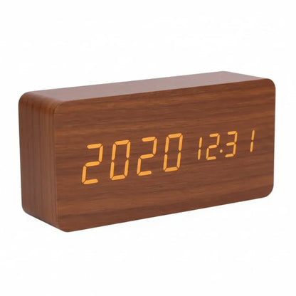 Modern Multi-Function Digital Alarm Clock with Display Screen