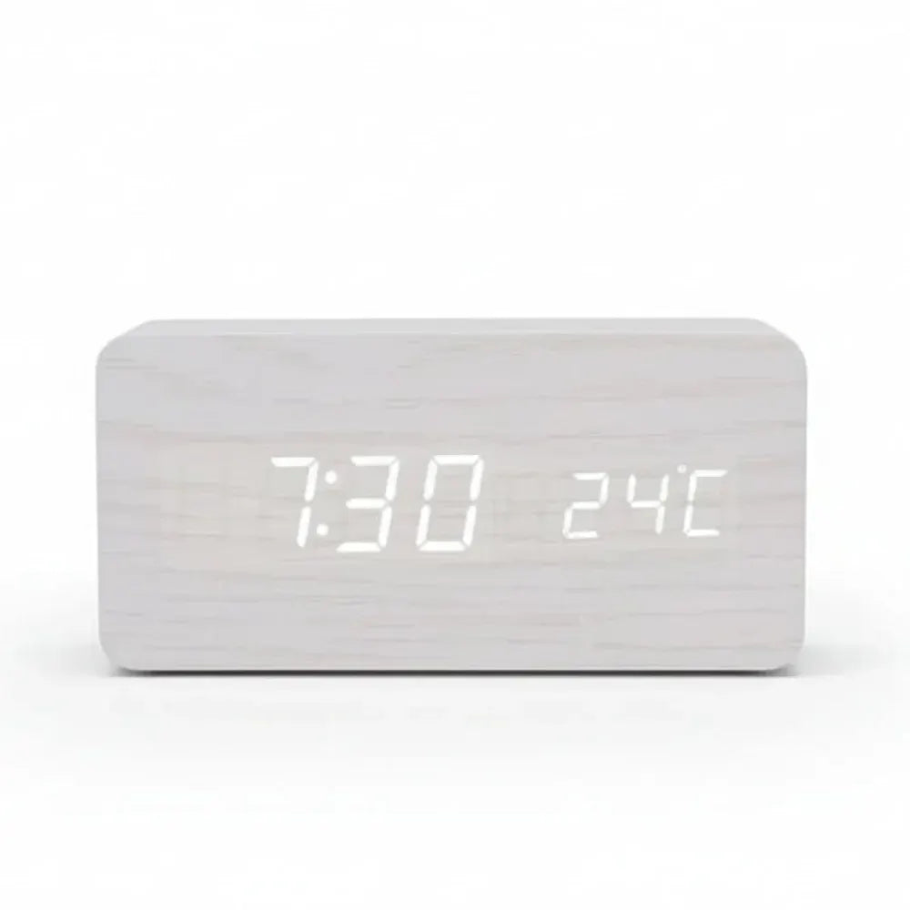Modern Multi-Function Digital Alarm Clock with Display Screen