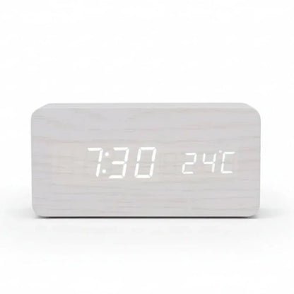 Modern Multi-Function Digital Alarm Clock with Display Screen