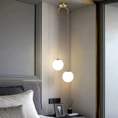Modern Nordic Glass Globe Pendant Light – Luna Design