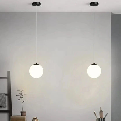 Modern Nordic Glass Globe Pendant Light – Luna Design