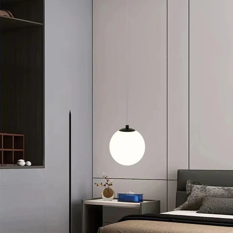 Modern Nordic Glass Globe Pendant Light – Luna Design