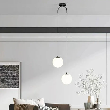 Modern Nordic Glass Globe Pendant Light – Luna Design