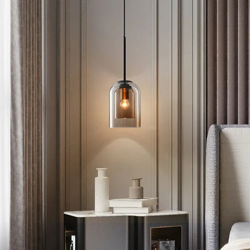 Modern Nordic Glass Hanging Pendant Lamp