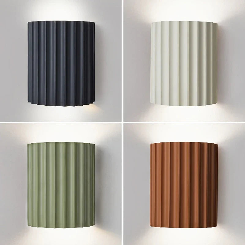 Modern Nordic Resin Sconce | Contemporary Indoor Wall Light Fixture