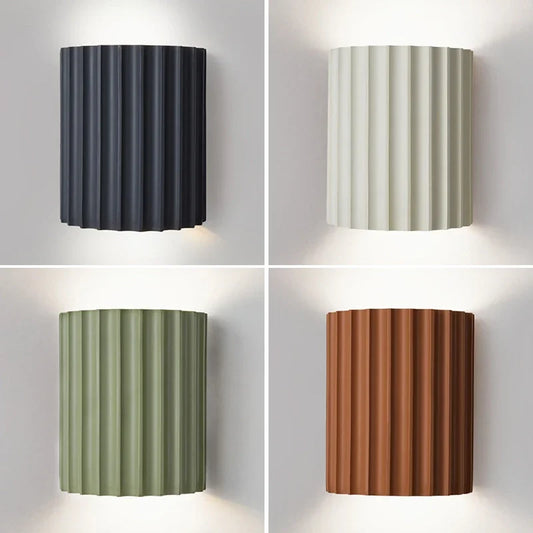 Modern Nordic Resin Sconce | Contemporary Indoor Wall Light Fixture