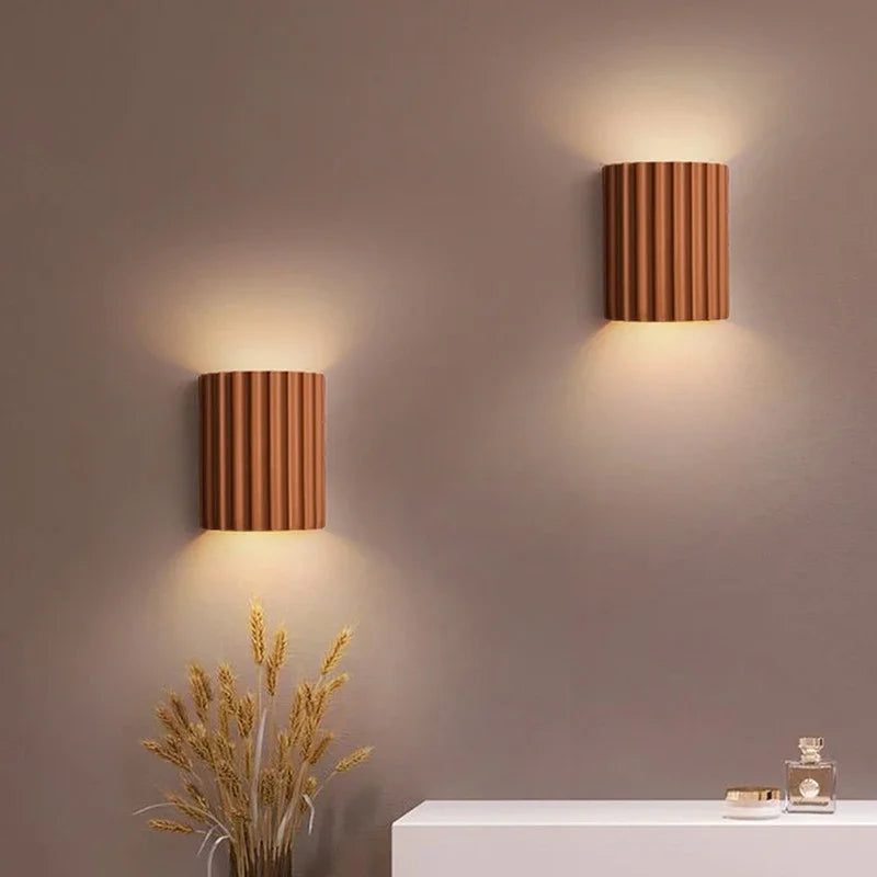 Modern Nordic Resin Sconce | Contemporary Indoor Wall Light Fixture