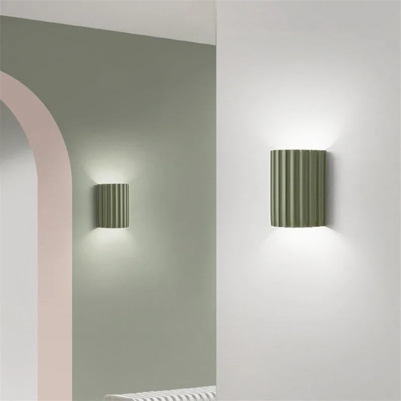 Modern Nordic Resin Sconce | Contemporary Indoor Wall Light Fixture