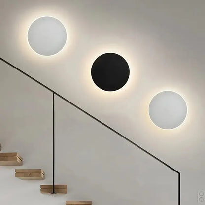 Modern Nordic Round LED Wall Sconce with Minimalist Design