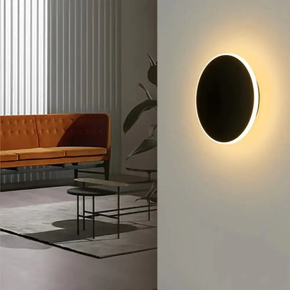 Modern Nordic Round LED Wall Sconce with Minimalist Design