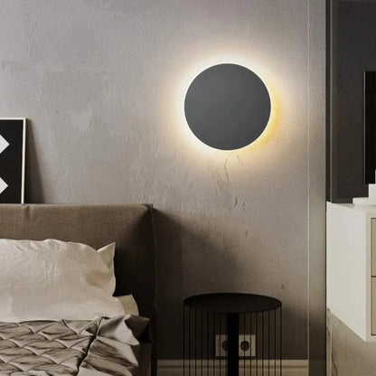 Modern Nordic Round LED Wall Sconce with Minimalist Design