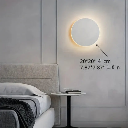 Modern Nordic Round LED Wall Sconce with Minimalist Design