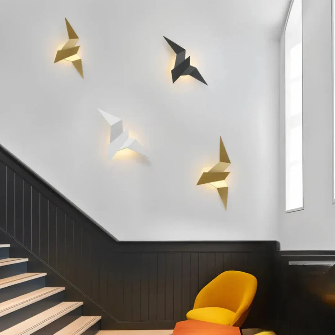 Modern Origami LED Sconce | Unique Indoor Wall Light