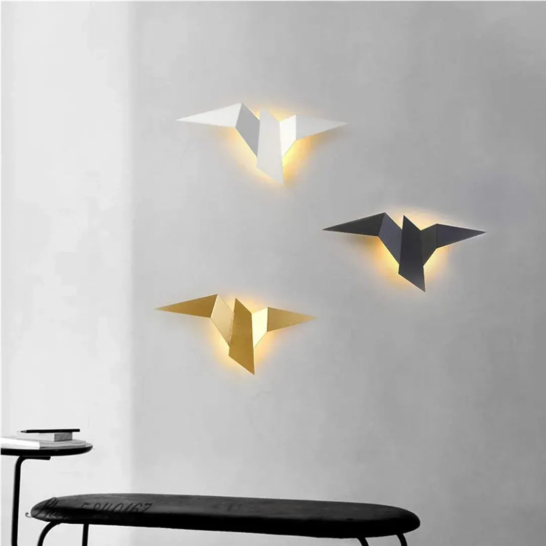 Modern Origami LED Sconce | Unique Indoor Wall Light