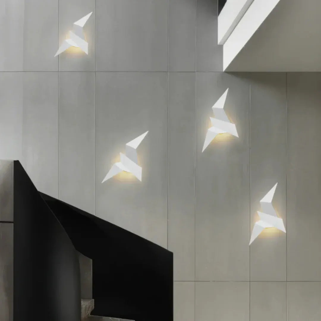 Modern Origami LED Sconce | Unique Indoor Wall Light