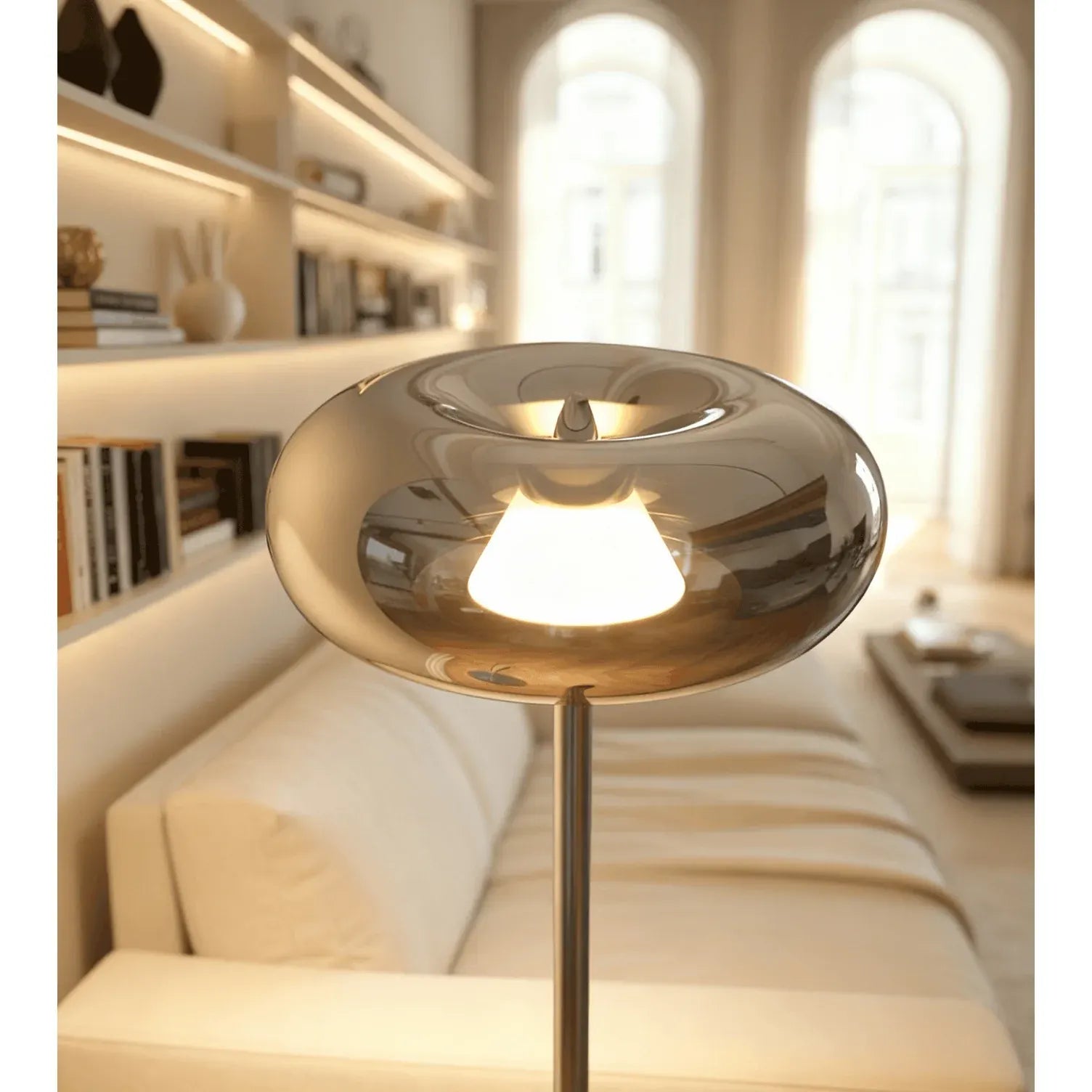 Modern Remote-Controlled Floor Lamp for Living Room