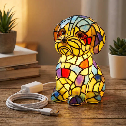 Modern Resin Figurine Table Lamp with Ambient Home Lighting
