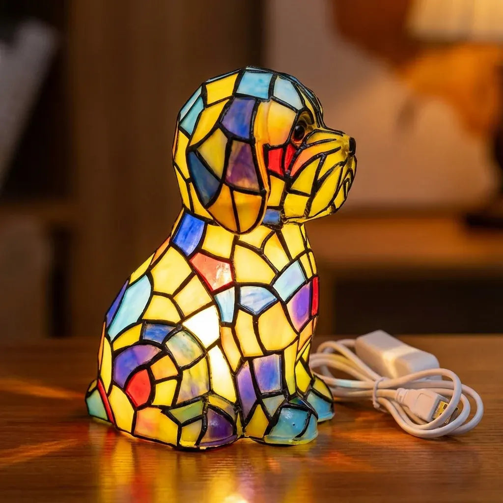 Modern Resin Figurine Table Lamp with Ambient Home Lighting