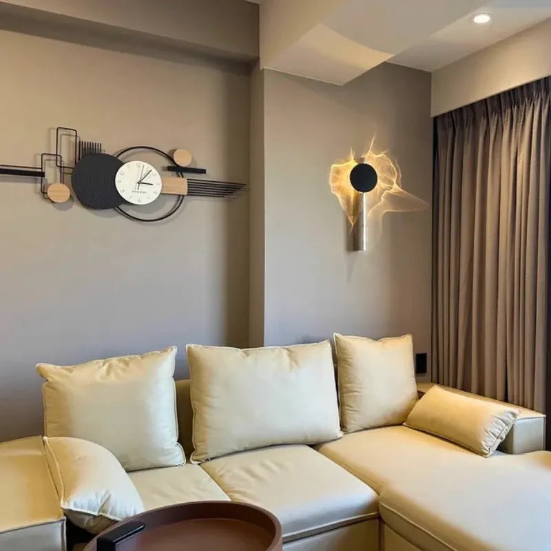 Modern Ripple Design Adjustable LED Metal Wall Sconce Light