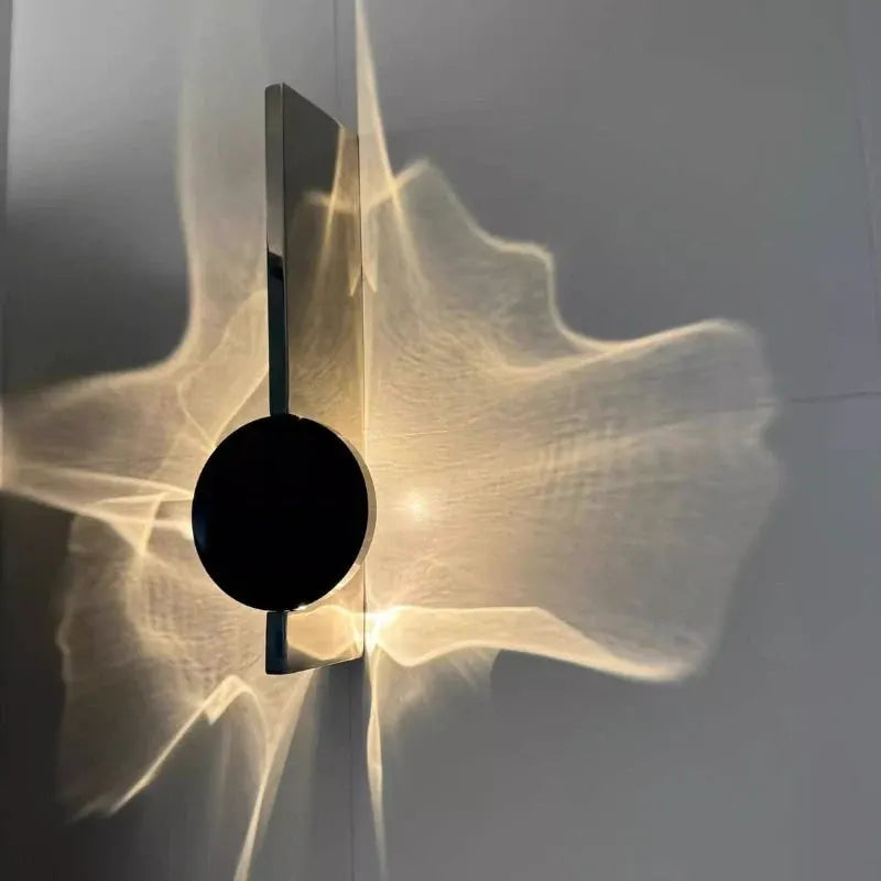 Modern Ripple Design Adjustable LED Metal Wall Sconce Light