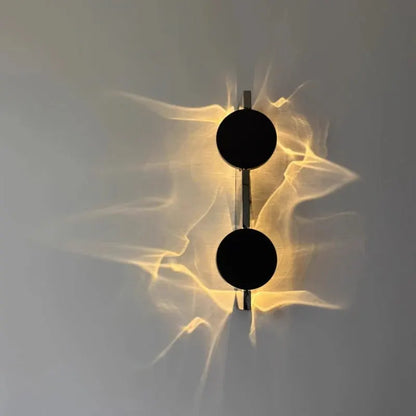 Modern Ripple Design Adjustable LED Metal Wall Sconce Light