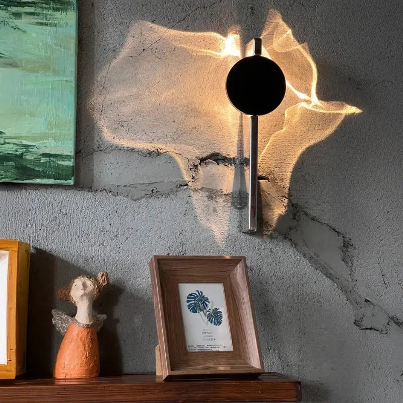 Modern Ripple Design Adjustable LED Metal Wall Sconce Light