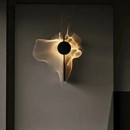 Modern Ripple Design Adjustable LED Metal Wall Sconce Light